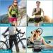WuGU Waterproof Running Belt with 3 Pockets | Adjustable Jogging Bag & Bum Bag with Reflective Tape & Headphone Jack - Buy Online on GoSupps.com