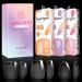 krofaue 3 Styles Short Nail Tips Kit - 720PCS Half Matte Coffin Nails Almond Nails Square Fake Nails Full Cover Press on Nails Extension for Soft Gel Nail Tips Set Art DIY Home Half Matte 03