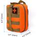 Buy Bituor Tactical First Aid Pocket Kit - Molle Waterproof EMT Pouch for Outdoor Camping Travel & Adventure (Orange) - Buy Online on GoSupps.com