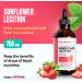 Sunflower Lecithin 750mg Liquid Drops - Pure Vegan Sublingual Supplement for Breastfeeding & Digestion Support - Non-GMO - Buy Online on GoSupps.com