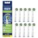 Oral-B CrossAction Auded brushes for electrical toothbrush 10 pieces holistic mouth cleaning with Cleanmaximiser bristles toothbrush attachment for oral-B toothbrushes 10 pieces single