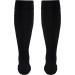 Truform Travel Compression Socks for Men & Women - 15-20 mmHg Knee High Black Large (1 Pair) - Optimal Comfort for International Shipping - Buy Online on GoSupps.com
