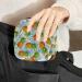 Pineapple Leaves Pattern Menstrual Pad Storage Bag - Portable Sanitary Pouch for Teen Girls and Women (Color 8) - Buy Online on GoSupps.com