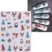 3D Christmas Nail Stickers 6 Sheets 5D Self-Adhesive Embossed Nail Decal Cartoon Penguins Snowman Snowflakes Nail Art Decoration Design Supplies - Buy Online on GoSupps.com