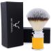 Jag Shaving Men's Shaving Brush Synthetic Silvertip Ergonomic Design Shave Cream Yellow