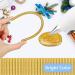 Manarty 24PCS Mini Size Glitter Gold Hot Glue Sticks - All Temperature Adhesive EVA Glue for DIY Art Craft - 0.27x8 - Buy Online on GoSupps.com
