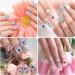 WLLHYF 48Pcs Planet Nail Rhinestones Charms Alloy Diamond Crystal Luxury Nail Charms 3D Shiny Saturn Shape Nail Art DIY Crafts Nail Art Accessories for Women Girls - Buy Online on GoSupps.com