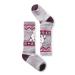 Smartwool Unisex-Youth Kids' Wintersport Full Cushion Polar Bear Pattern OTC Socks L PURPLE ECLIPSE