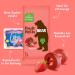 Bear Fruit Roller Strawberry - 100% Natural Ingredients | No Added Sugar | Healthy Snack for Kids & Adults | 18 Bags x 20g | 360g - Buy Online on GoSupps.com
