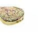 Jinvun Antique-Like Compact Mirror: Durable Travel Makeup Mirror - Shield Shape, Magnification, & Clear Reflection - Vintage Design - Unique Jewellery Gift - Gold02 - Buy Online on GoSupps.com