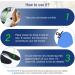 Orthotic Insole Arch Support for Insole Plantar Fasciitis Insole Trimable Size for Over Pronation Metatarsalgia Flat Feet Heel Pain Insoles for Men and Women M(UK M'S7.5-8.5 EU M'S39-41/W's 41-43) - Buy Online on GoSupps.com