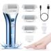 BarberBoss Electric Foot File Hard Skin Remover - Callus Remover Foot Files for Hard Skin Feet Hard Skin Remover Electric Professional Pedicure Set for Feet (Blue)