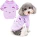 Zweitea dogs winter coats for small dog puppies sweater sweaters clothing soft warm dog jackets pet cold weather clothing coat for chihuahua yorkie purple l lila