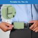MEDMAX PU Leather Protective Case for Tandem T Slim X2 / T Slim Insulin Pumps - Sage Green | Lightweight Diabetic Storage Carrying Case - Buy Online on GoSupps.com