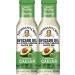 Newman's Own Avocado Oil & Extra Virgin Olive Oil Dairy Free Caesar Dressing, 8 oz (2 Pack)
