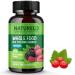 NATURELO Whole Food Vitamin Gummies for Adults Berry Flavored 120 Gummies