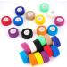 24 Pack Rainbow Color Self Adherent Bandages Wrap - 1 Inch X 5 Yards Cohesive First Aid Tape for Sports Injuries - Elastic Self Adhesive Athletic Tape for Wrist, Ankle - Buy Online on GoSupps.com