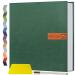 Popotop Large Photo Album Self Adhesive 4x6 5x7 8x10 Scrapbook Album DIY 40 Pages Picture Book,Gifts for Mom,Family Baby and Wedding,with Metal Pen and Plastic Board 11.5"x10.6"40pages Dark green
