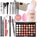 Makeup Set Full Kit for Girls Teens Women Makeup Present Set Includes Eyeshadow Foundation Blusher Eyebrow Pencil Mascara Eyeliner Brushes Lip Gloss Sponge Cosmetic Bag Set 04