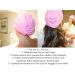 Luxury Reusable Shower Cap for Women - Soft Waterproof Fabric - Washable Pink Shower Cap - Buy Online on GoSupps.com