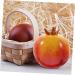LIFKICH Household Decor Fake Fruits Model 6pcs Simulated Red Delicious Fake Fruit Fake Food High Density Foam Simulation Pomegranate Simulation Fruit - Buy Online on GoSupps.com