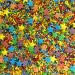 Rainbow Stars Bright Mixed Sprinkles - 100g of Multi-Coloured Cake Toppers Decorations 100s 1000s Mini Balls Nonpareils Strands Stars Rainbow Pride