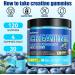 Creatine Monohydrate Gummies for Men & Women Increase Strength and Build Muscle Energy & Booty Gain Preworkout Supplement Sugar Free Vegan Chewables Blueberry Flavor-120 Count - Buy Online on GoSupps.com
