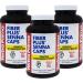 Yerba Prima Fiber Plus Senna Capsules 180 Count (3 Pack) - Gentle Overnight Relief USA Made Non-GMO Gluten-Free