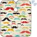 visesunny Colored Mustache Vintage Style Barber Cape Anti-Static Hair Cutting Cape with Snap Closure Professional Salon Polyester Beard Shaving Bib Water-Resistant Hairdressing Cape Adjustable Snap Multi13