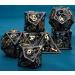 ARUOHHA Hollow DND Metal Dice Set Black Gold Dungeons and Dragons Dice D and D Dice Role Playing Games D+D Polyhedral Dice 7PCS RPG D&D Dice with Gift Box D20 D12 D10 D8 D6 D4 - Buy Online on GoSupps.com