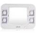 Jerdon J1015 Led Lighted Makeup Mirror With 5x Magnification  White Finish