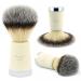 Premium Silver Tip Synthetic Hair Shaving Brush for Men | Luxurious Grooming Tool - Buy Online on GoSupps.com