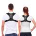 Posture corrector for Men  Women. Comfortable upper back brace for Clavicle shoulder support. Adjustable back straightener  shoulder brace  posture fixer  back & shoulders. Corrector de postura