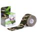 Tmax Waterproof Kinesiology Tape |Athletic Sports Tape for Injury Muscle Support Pain Relief Joint Support and Physiotherapy (5 m * 5 cm) Green Camo