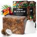 WeiWeiLa Organic African black soap 200g African soap against acne and dark spots raw black soap for all skin types face body hair