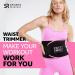 Sweat Band Waist Trimmer by Sports Research - Medium Black/Pink - Buy Online on GoSupps.com