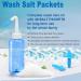 Neti Pot Sinus Rinse Kit, Sinus Rinse Bottle, Nose Wash Cleaner, Pressure Rinse Nasal Irrigation for Adult & Kid, 300ml Capacity Sinus Rinse Bottle and 40 Nasal Wash Salt Packets - Buy Online on GoSupps.com