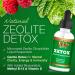 ZETOX Zeolite Detox Drops | Premium Clinoptilolite for Kids & Adults | Enhanced with Methyl B12 & D3 | Daily Detox & Energy Support (60 Servings - Buy Online on GoSupps.com