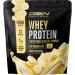 GEN GERMAN ELITE NUTRITION Elite Whey Protein Powder - 1000g Banana Milkshake - with whey isolate - up to 23g of protein per serving - instant