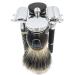 Deluxe Stainless Steel Shave Stand - Holds 2 Double Edge Razors & 2 Shave Brushes - Buy Online on GoSupps.com