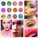 AOOWU Chunky Glitter 12 Colors - Festival Nail, Body, and Hair Glitter Powder - Holographic Cosmetic Glitter for DIY Art - (A) - Buy Online on GoSupps.com
