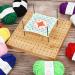 8 Bamboo Crochet Blocking Board Kit with Stainless Steel Rod Pins- Perfect Gift for Granny Squares Enthusiasts - Buy Online on GoSupps.com