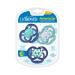 Dr. Brown's Advantage Reversible Baby Pacifier 3-Pack Blue Glow-in-the-Dark | 6-18m | Breathable Open Shield, Max Airflow, 100% Silicone - Buy Online on GoSupps.com