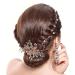 14 Pieces Wedding Hair Clips Set - Bridal Pearl & Rhinestone Barrettes in Rose Gold and Silver | Bridesmaid Hair Accessories - Buy Online on GoSupps.com
