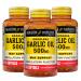 MASON NATURAL Garlic Oil 500 mg Odorless Allium Sativum Supplement Supports General Wellness 100 Softgels (Pack of 3)