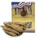 DABC OAK LAND 4OZ 113gm/box Hand-Selected American Wisconsin Farmed Ginseng Root | Long Large Branch |Cultivated American Wisconsin Ginseng WI 110#L Box (4OZ 113g/Box)