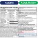 Equate Adult 50+ One Daily Complete Multivitamin Multimineral Supplement Tablets Healthy Brain* - Compare to Centrum Silver 125 Pills (Pack of 1) - Buy Online on GoSupps.com