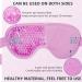 WOVTE Cooling Eye Mask Reusable Hot or Cold Therapy Gel Bead Eye Mask with Soft Plush Backing and Adjustable Strap for Puffy Eyes Dry Eyes Dark Circles Headache (Pink) - Buy Online on GoSupps.com