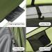 4 Person Waterproof Easy Pop Up Tent | Automatic Setup | 2 Doors | Instant Family Tents for Camping & Hiking - Green - Buy Online on GoSupps.com