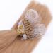Micro Ring/Loop Hair Extensions #20 Ashblond 60cm - 200 Strands 100% Remy Real Hair - Easy Use Professional Quality - Buy Online on GoSupps.com